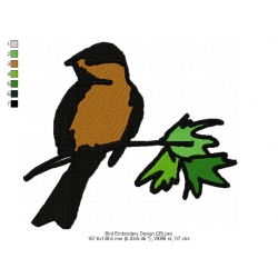 Bird Embroidery Design 28